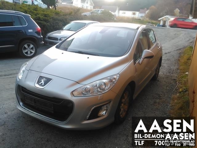 Peugeot 308 2011-2013 (Type I, Fase 2) , Motorkode: 9H06, Girkassekode: 2222 LL