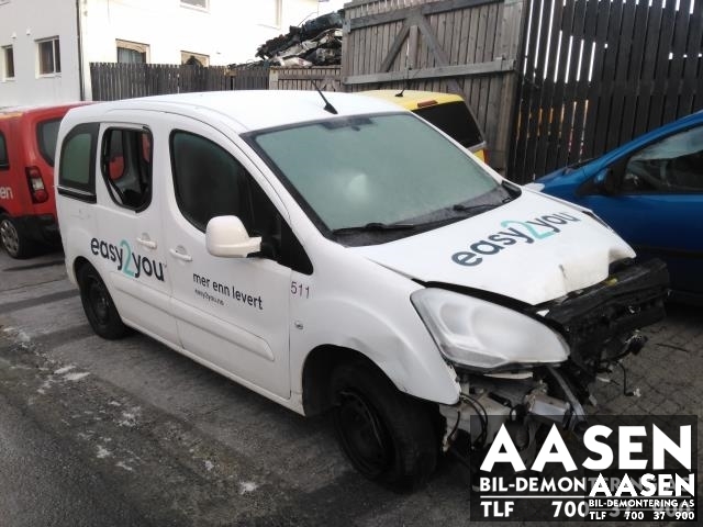 Peugeot Partner 2015-2019 (Type II, Fase 2) , Motorkode: BHY, Girkassekode: 