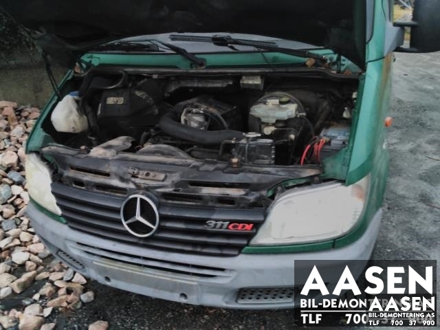 Mercedes Sprinter 1995-2006 (903) (903), Motorkode: OM 611.981, Girkassekode: 