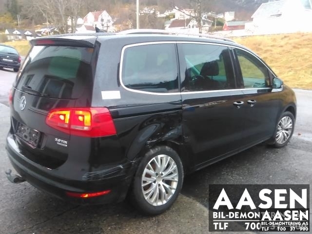 VW Sharan 2010-->> (Type II) , Motorkode: CFFB, Girkassekode: NJQ
