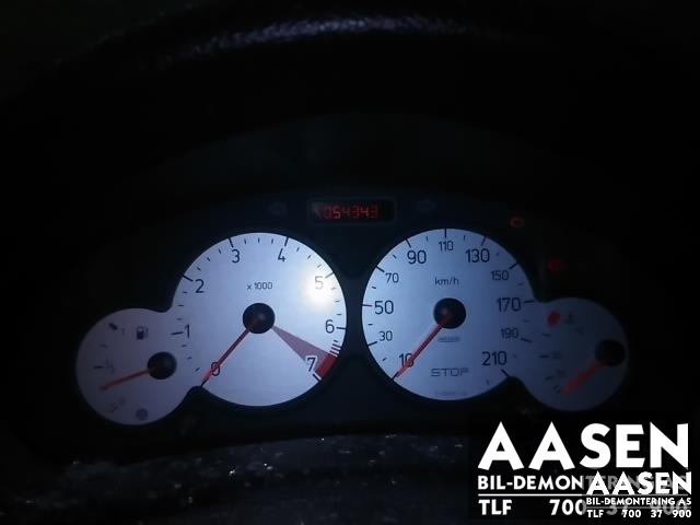 Peugeot 206 1998-2007 , Motorkode: HFX, Girkassekode: