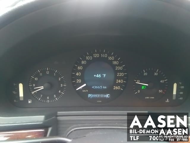Mercedes E-Klasse 2002-2006 (Fase 1) (W211) (W211), Motorkode: 646961, Girkassekode: 722699