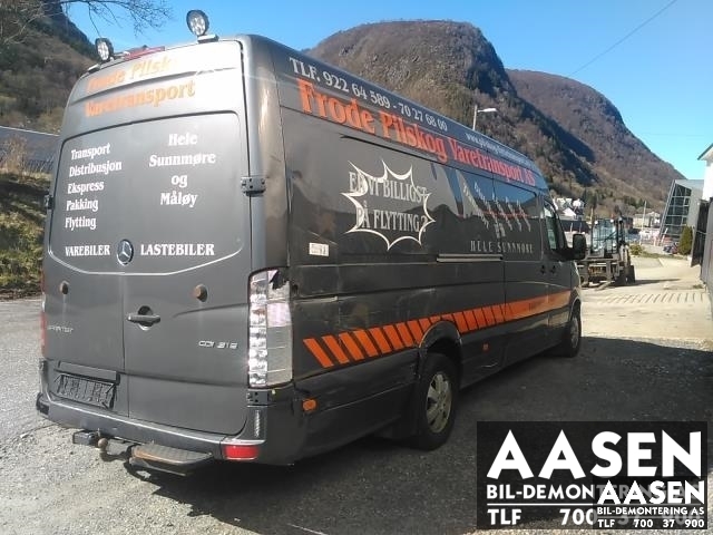 Mercedes Sprinter 2013-2018 (Fase 2) (906) (906), Motorkode: 651.955, Girkassekode: 72290805362872