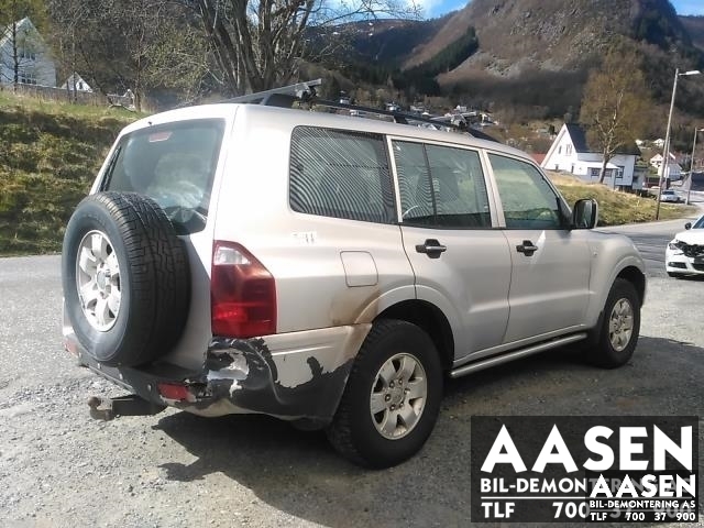 Mitsubishi Pajero 2000-2006 (Type III) , Motorkode: 4D56 T, Girkassekode: 