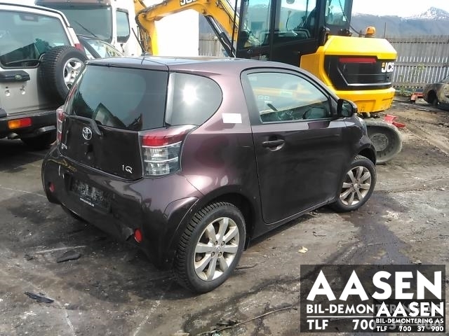 Toyota iQ 2009-2014 , Motorkode: 2, Girkassekode: 