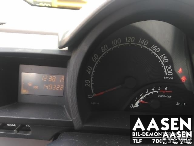 Toyota iQ 2009-2014 , Motorkode: 2, Girkassekode: 