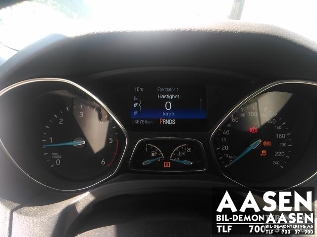 Ford Focus 2014-2018 (Type III, Fase 2) , Motorkode: XWDD, Girkassekode: F1FR-7000-FG