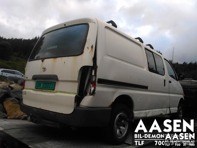 Toyota Hiace 2001-2006 (Fase 2) , Motorkode: 2KD-FTV, Girkassekode: 