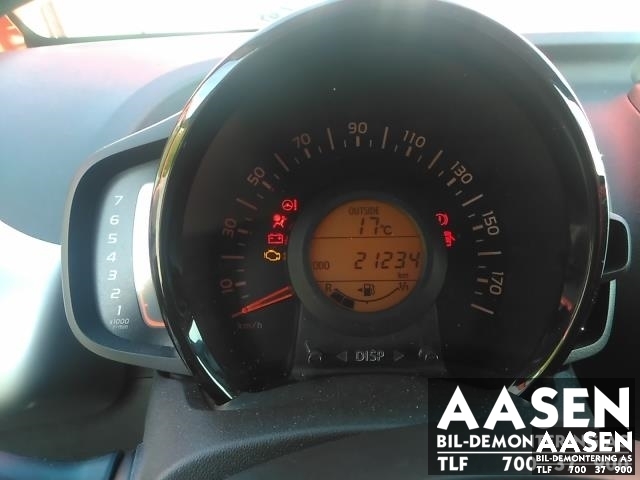 Citroën C1 2014-->> (Type II) , Motorkode: 1KR-FE, Girkassekode: 16 115 517 80