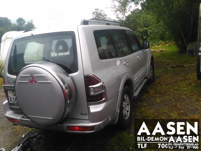 Mitsubishi Pajero 2000-2006 (Type III) , Motorkode: 4M41, Girkassekode: MR498051