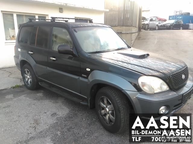Hyundai Terracan 2002-2007 , Motorkode: J3, Girkassekode: 