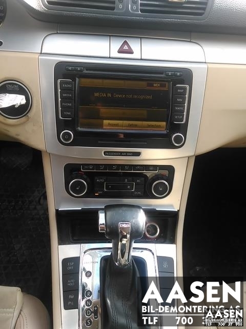 VW Passat 2005-2010 (B6) (B6), Motorkode: CBBB, Girkassekode: MKM