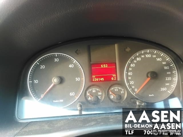 VW Touran 2007-2010 (Type I, Fase 2) , Motorkode: BLS, Girkassekode: JYK