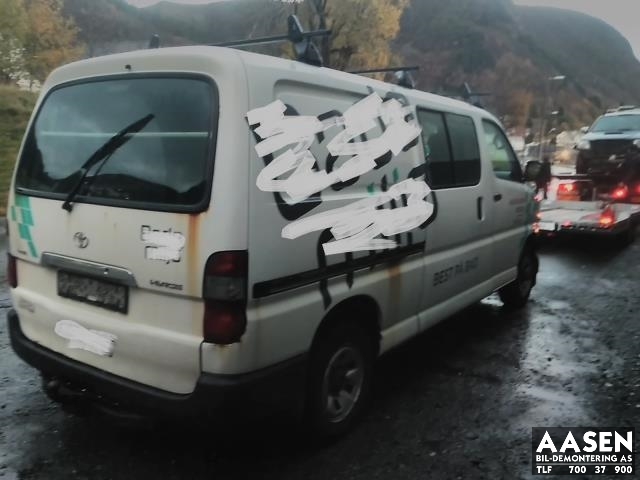 Toyota Hiace 2007-2012 (Fase 3) , Motorkode: 2KD-FTV, Girkassekode: 33030-26A61