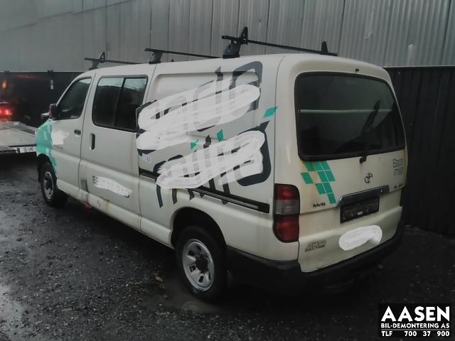 Toyota Hiace 2007-2012 (Fase 3) , Motorkode: 2KD-FTV, Girkassekode: 33030-26A61