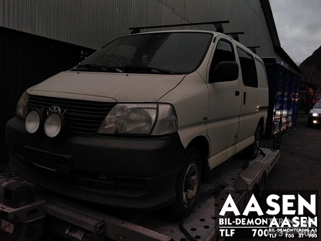 Toyota Hiace 2007-2012 (Fase 3) , Motorkode: 1900030481, Girkassekode: 