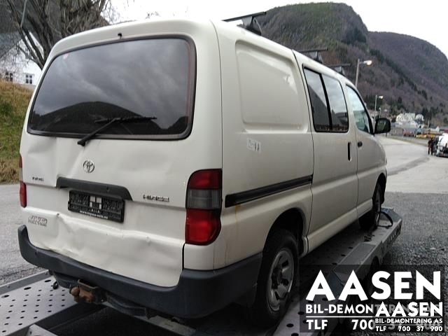 Toyota Hiace 2007-2012 (Fase 3) , Motorkode: 1900030481, Girkassekode: 