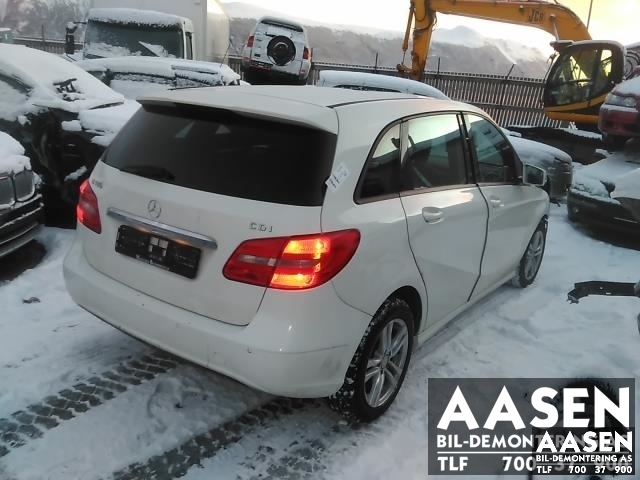 Mercedes B-Klasse 2011-2018 (W246) (W246), Motorkode: OM651.901, Girkassekode: 72400300379626