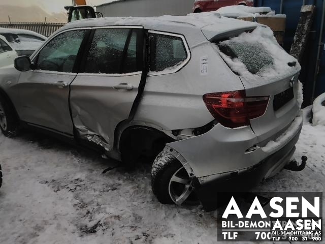 BMW X3 2010-2017 (F25) (F25), Motorkode: N47 D20 C, Girkassekode: 