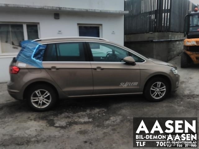 VW Golf Sportsvan 2014-2018 , Motorkode: CYVB, Girkassekode: SMN