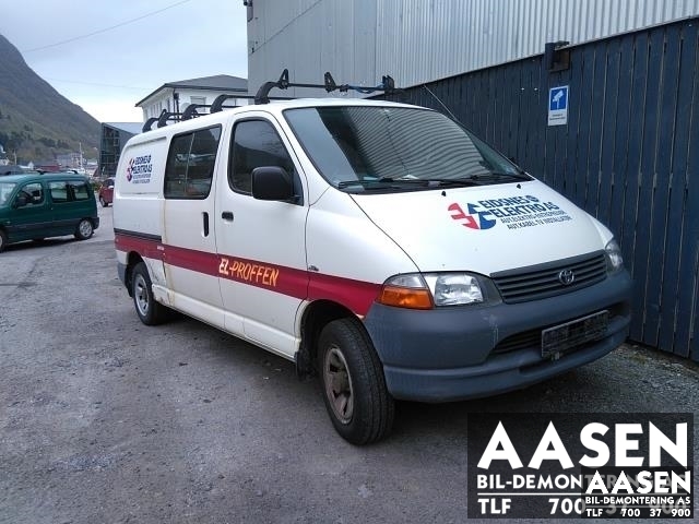 Toyota Hiace 2001-2006 (Fase 2) , Motorkode: 2KD-FTV, Girkassekode: 