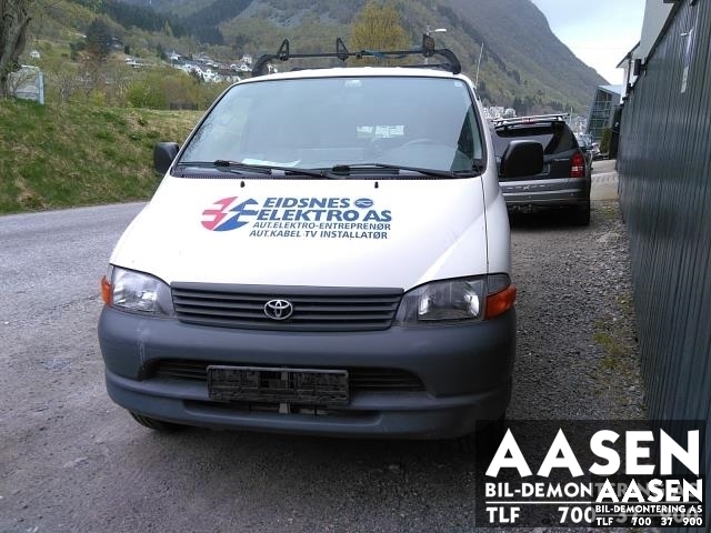 Toyota Hiace 2001-2006 (Fase 2) , Motorkode: 2KD-FTV, Girkassekode: 