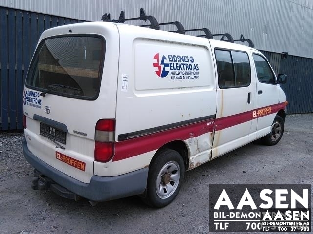 Toyota Hiace 2001-2006 (Fase 2) , Motorkode: 2KD-FTV, Girkassekode: 