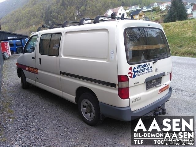 Toyota Hiace 2001-2006 (Fase 2) , Motorkode: 2KD-FTV, Girkassekode: 