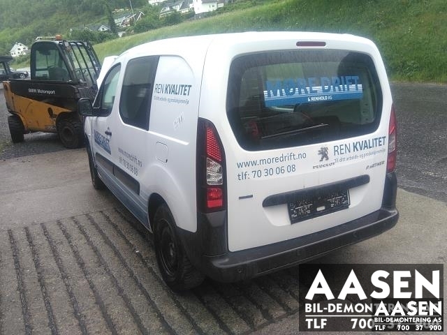 Peugeot Partner 2015-2019 (Type II, Fase 2) , Motorkode: BH02, Girkassekode: 