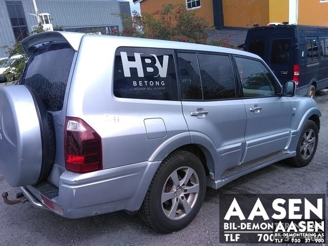Mitsubishi Pajero 2000-2006 (Type III) , Motorkode: , Girkassekode: 