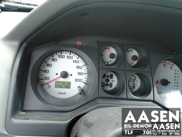 Mitsubishi Pajero 2000-2006 (Type III) , Motorkode: , Girkassekode: 