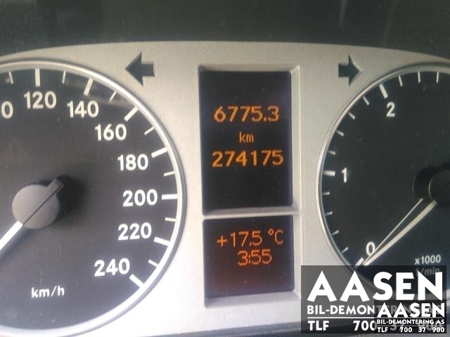 Mercedes B-Klasse 2005-2008 (Fase 1) (W245) (W245), Motorkode: 640940, Girkassekode: