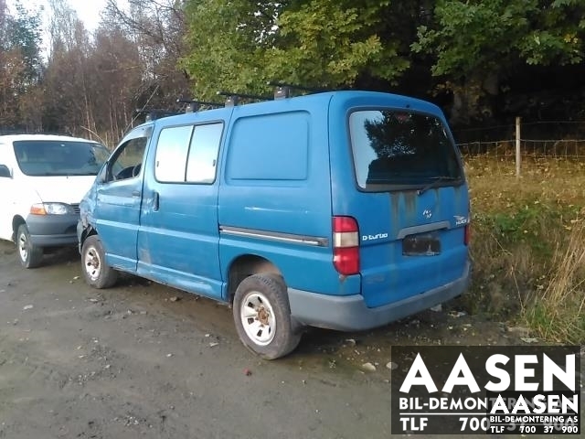 Toyota Hiace 1996-2001 (Fase 1) , Motorkode: 2L-T, Girkassekode: 