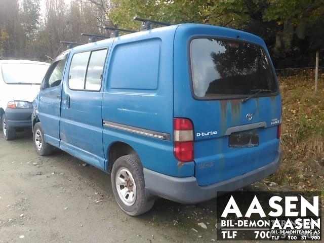 Toyota Hiace 1996-2001 (Fase 1) , Motorkode: 2L-T, Girkassekode: 