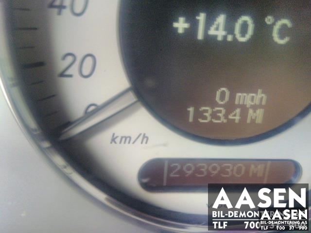 Mercedes E-Klasse 2006-2009 (Fase 2) (W211) (W211), Motorkode: 646821, Girkassekode: 72264007384594