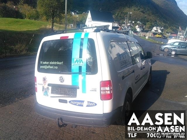 VW Caddy 2010-2015 (Type III, Fase 2) , Motorkode: CBZ, Girkassekode: NNH