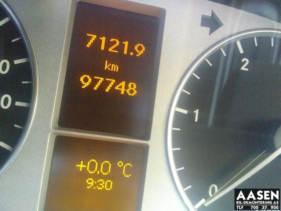 Mercedes B-Klasse 2008-2011 (Fase 2) (W245) (W245), Motorkode: 640940, Girkassekode: 