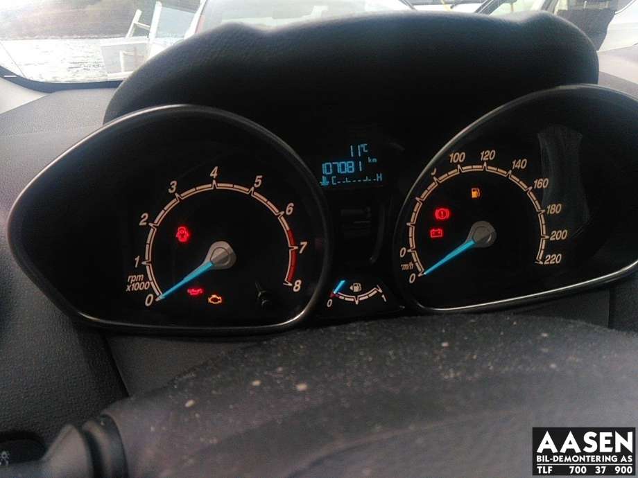 Ford Fiesta 2013-2017 (Type VI, Fase 2) , Motorkode: P4JC, Girkassekode: 