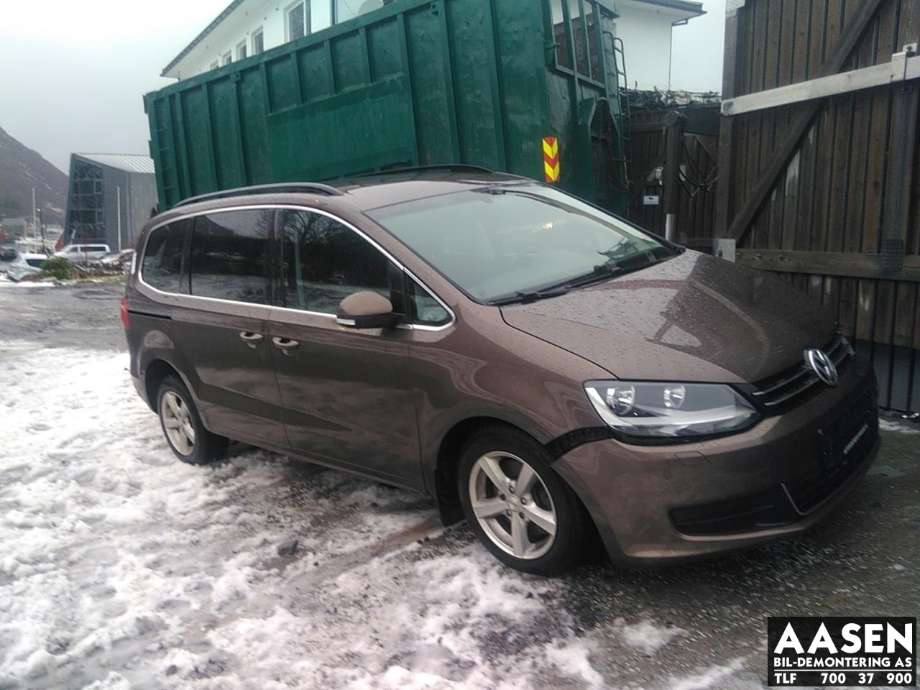 VW Sharan 2010-->> (Type II) , Motorkode: CFFB, Girkassekode: LQU