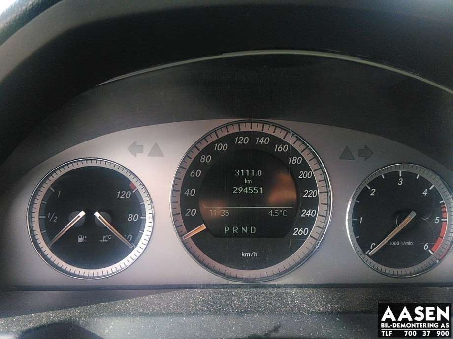 Mercedes C-Klasse 2007-2011 (Fase 1) (W204) (W204), Motorkode: 646811, Girkassekode: 722699