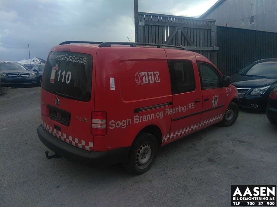 VW Caddy 2010-2015 (Type III, Fase 2) , Motorkode: CFH, Girkassekode: NFQ