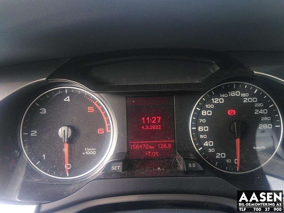 Audi A4 2007-2014 (Type IV) (B8) (B8), Motorkode: CAGA, Girkassekode: LLQ