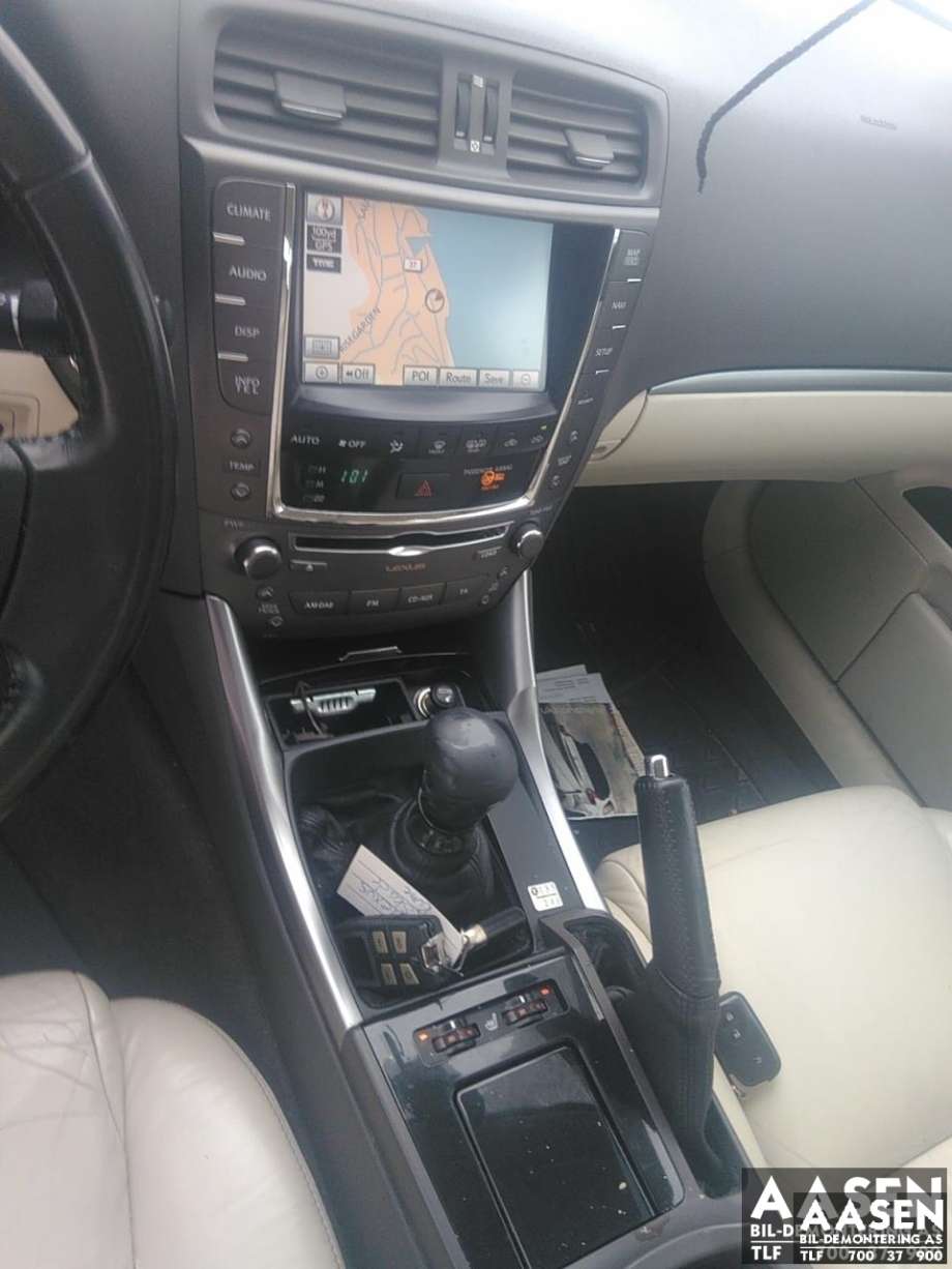 Lexus IS 2006-2013 (Type II) (XE20) (XE20), Motorkode: 2AD-FTV, Girkassekode: 