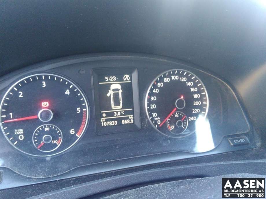 VW Transporter / Caravelle 2009-2015 (Fase 2) (T5) (T5), Motorkode: CAAC, Girkassekode: PAW