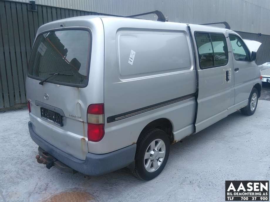 Toyota Hiace 2001-2006 (Fase 2) , Motorkode: BDW, Girkassekode: 