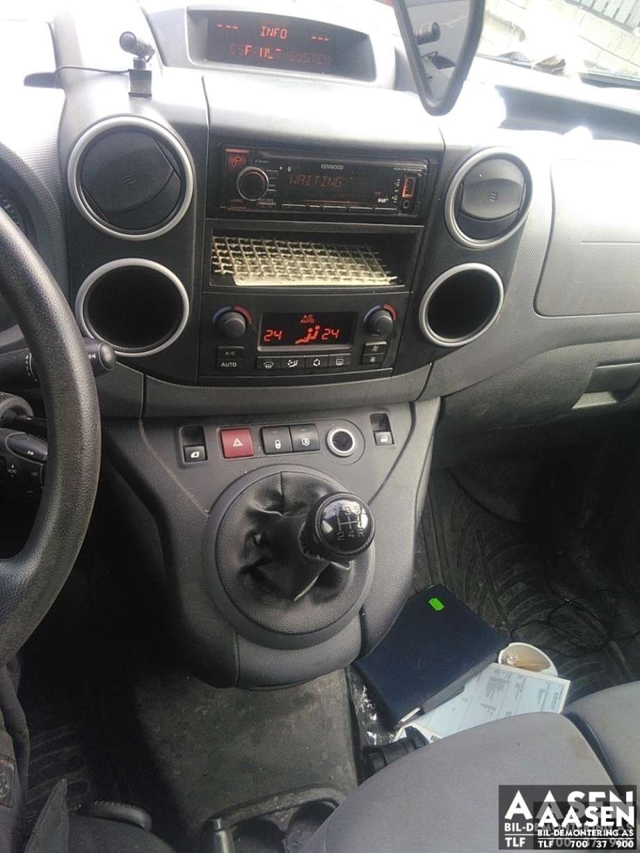 Peugeot Partner 2008-2015 (Type II, Fase 1) , Motorkode: 9H06, Girkassekode: 