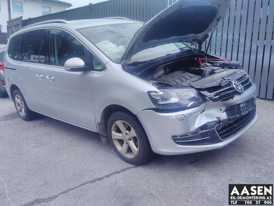 VW Sharan 2010-->> (Type II) , Motorkode: CFFB, Girkassekode: NLL
