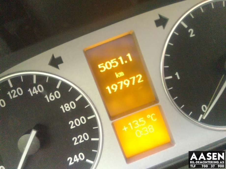 Mercedes B-Klasse 2008-2011 (Fase 2) (W245) (W245), Motorkode: 640940, Girkassekode: