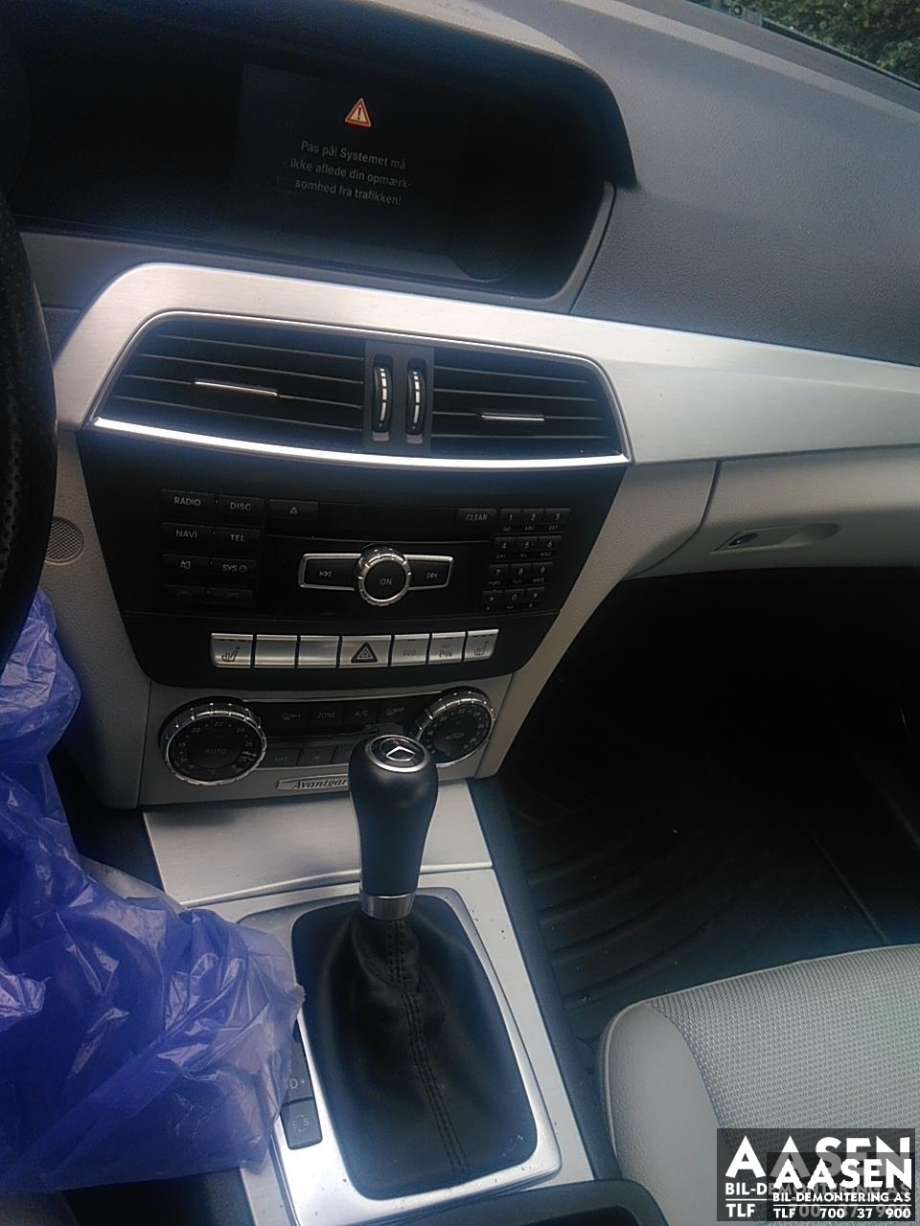 Mercedes C-Klasse 2011-2014 (Fase 2) (W204) (W204), Motorkode: 651.913, Girkassekode: 