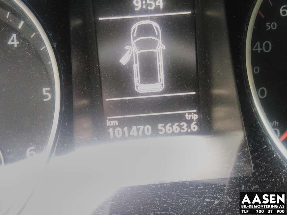 VW Passat 2011-2015 (B7) (B7), Motorkode: CAY, Girkassekode: MYP